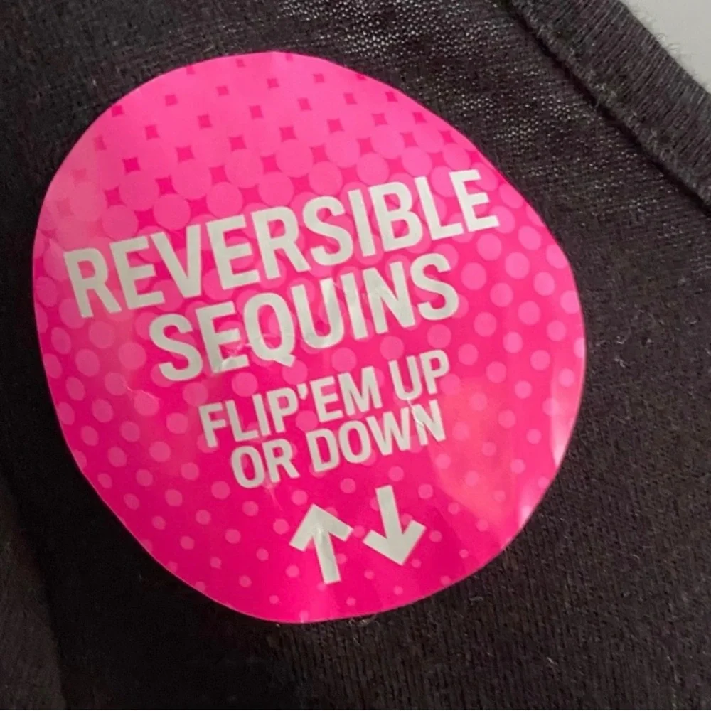 Girls Sequin Halloween Ghost Long Sleeve Shirt Place - Picture 11 of 16